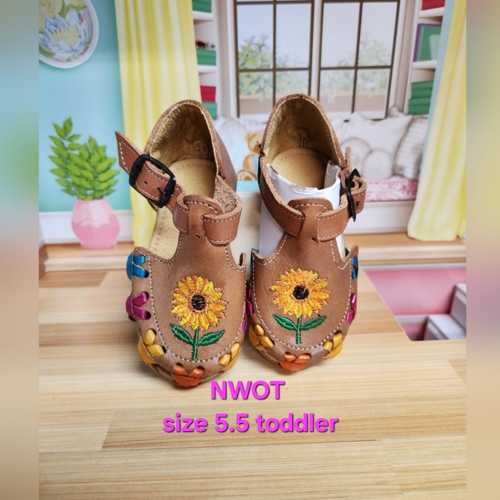 Girasol Mexican Leather Huaraches